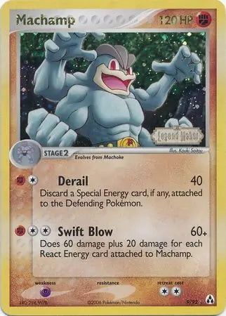 EX Legend Maker Machamp #9/92 reverse holo